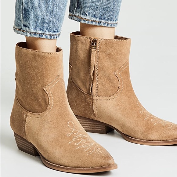 sam edelman / caramel booties - Picture 7 of 7